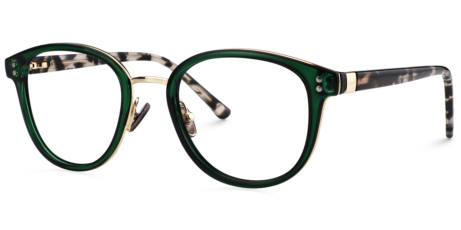 Matthew Lunettes rondes Green2