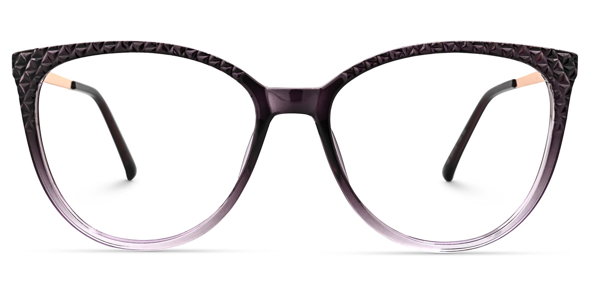 Wanda Violet foncé Cateye Lunettes0