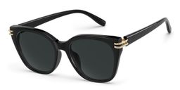 Catalina Noir Carré lunettes de soleil2