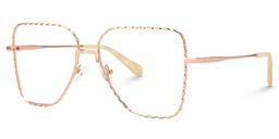 Alisandra Or Rose Aviateur lunettes1
