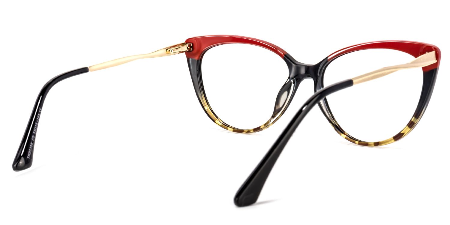 Marcus Rouge Cateye Lunettes4