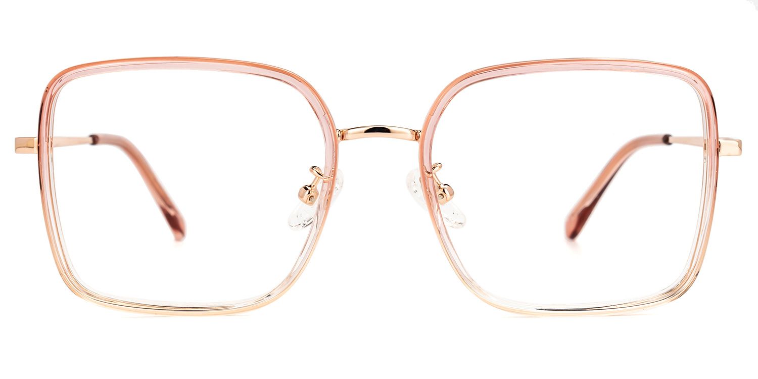 Jenifer Lunettes carrés en cristal rose 0
