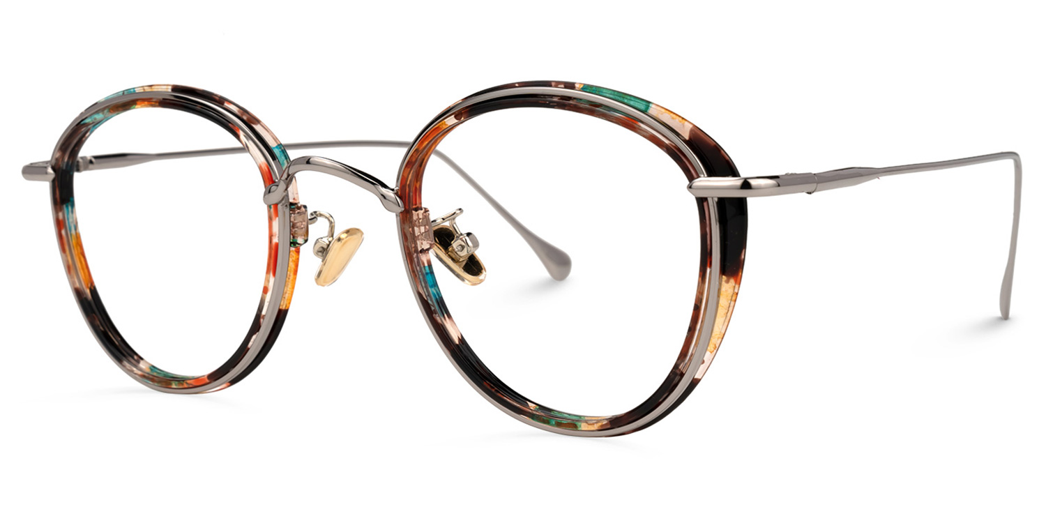 Clementine Lunettes rondes Tortoise1