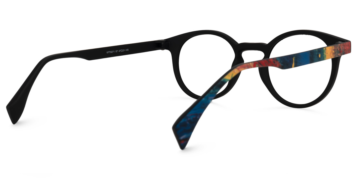 Minne Bleue-Rouge Ronde Lunettes2