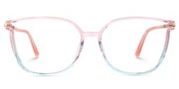 Rodz Rose-Bleue Carré lunettes0