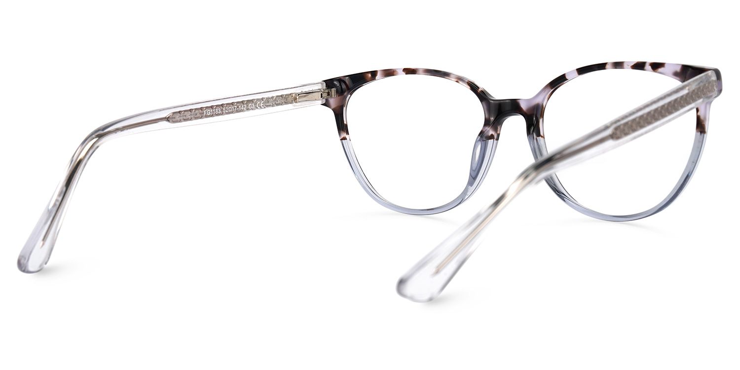 Felesa Mauve Tortue Cateye Lunettes3
