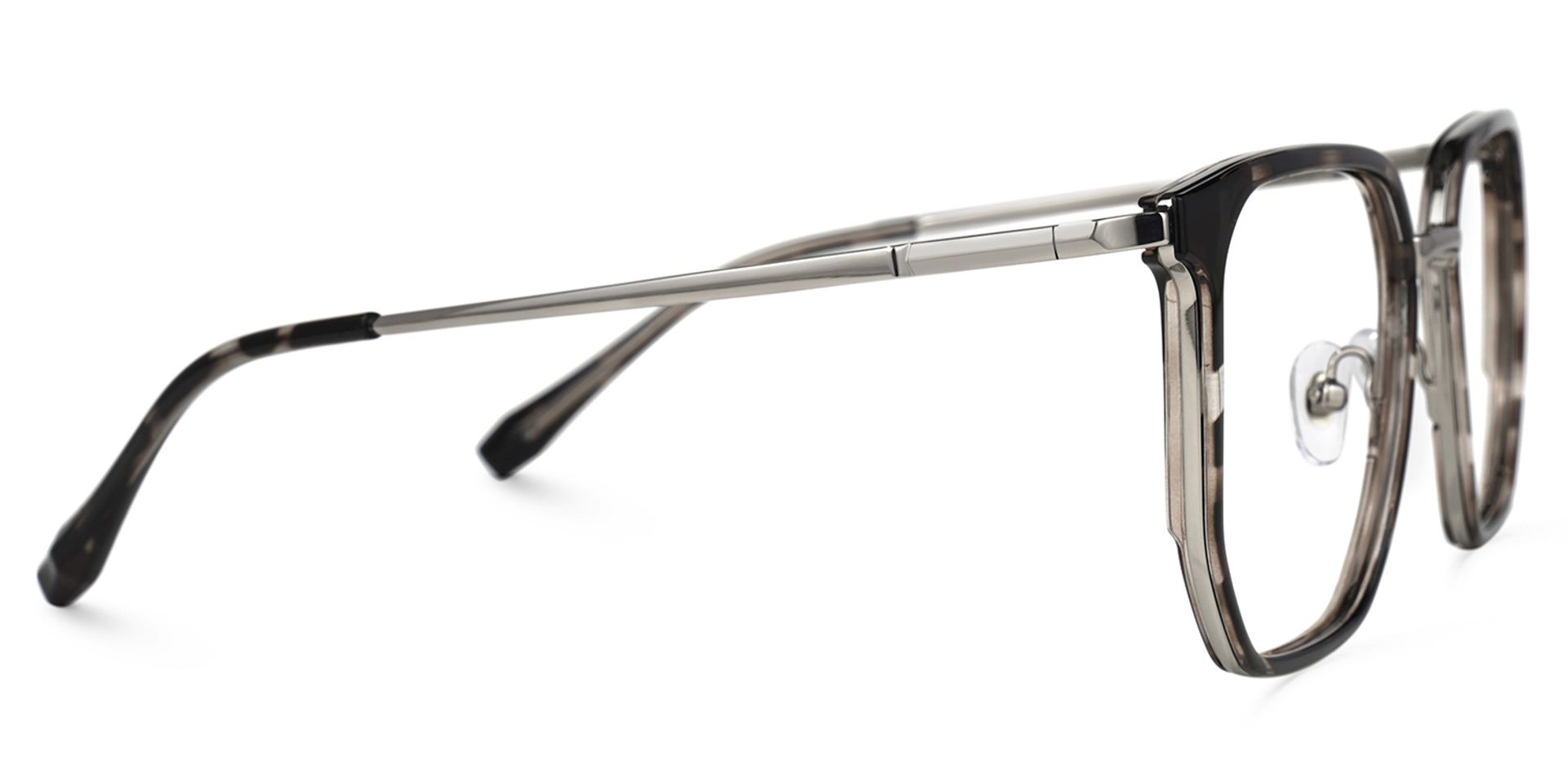 Amber Noir Tortue Carré Lunettes2