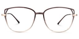 Haygood Marron Cat-eye lunettes0