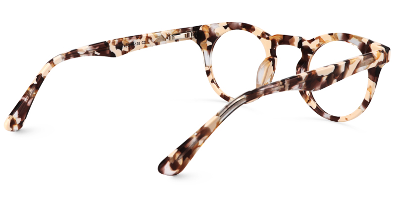 Abigail Lunettes rondes Tortoise4