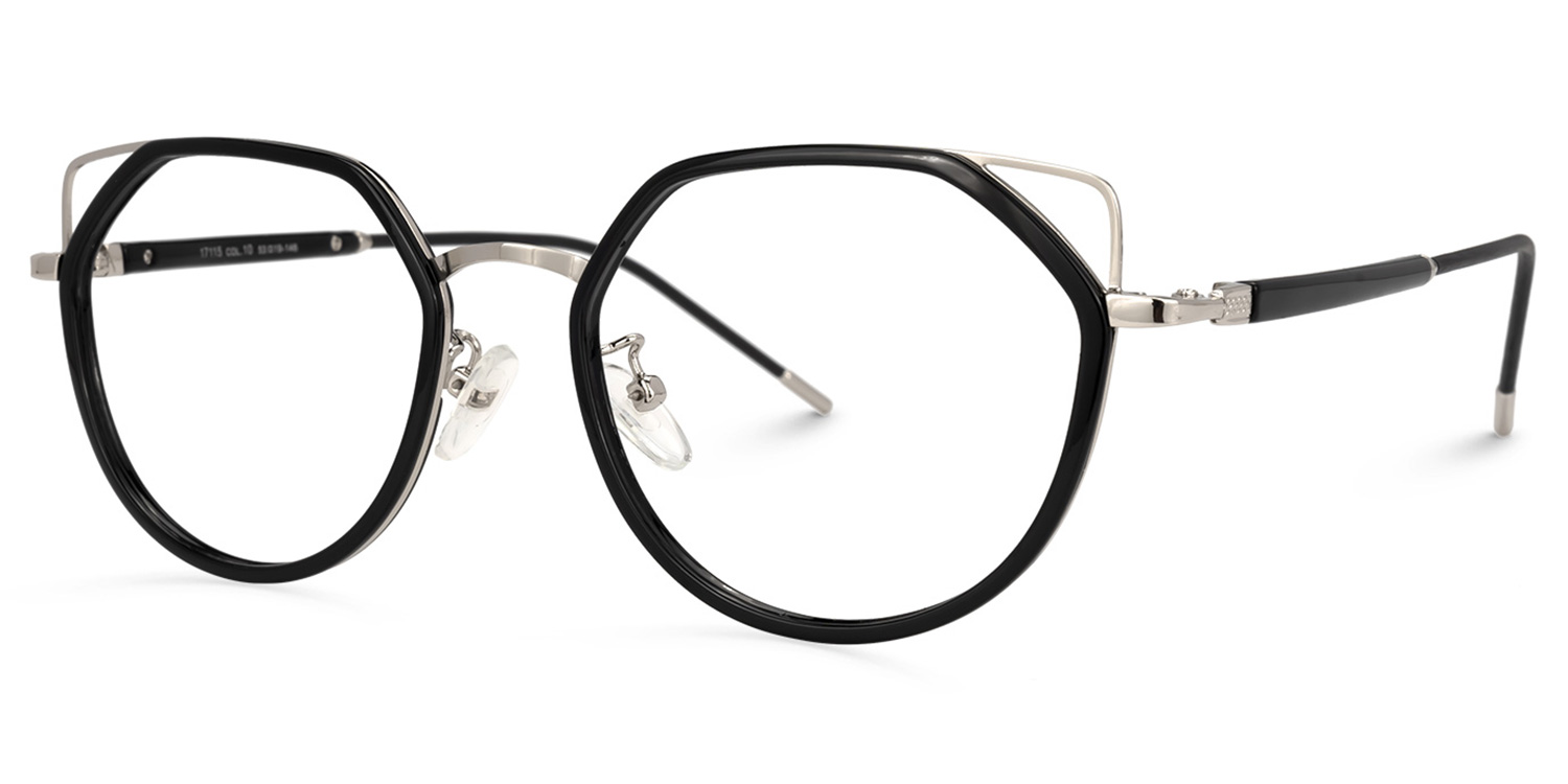 Mathilda Noir Cateye Lunettes1