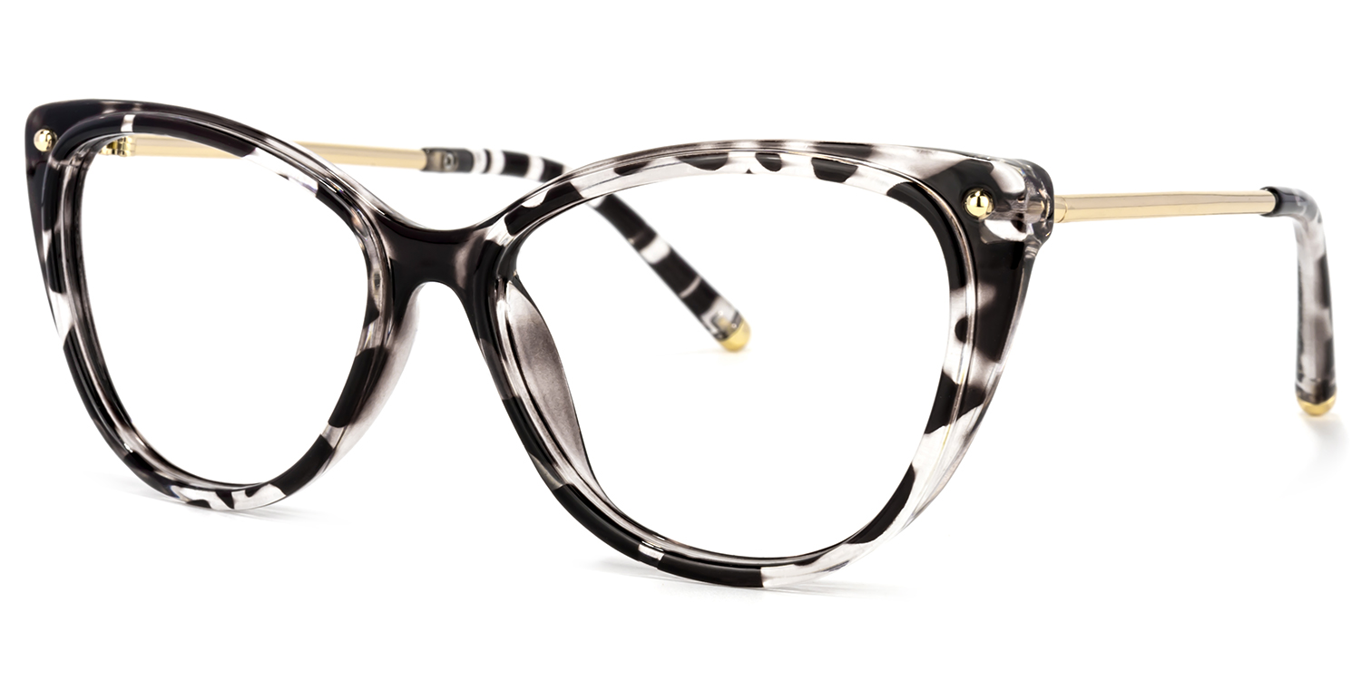Hancock Noir Tortue Cateye Lunettes2