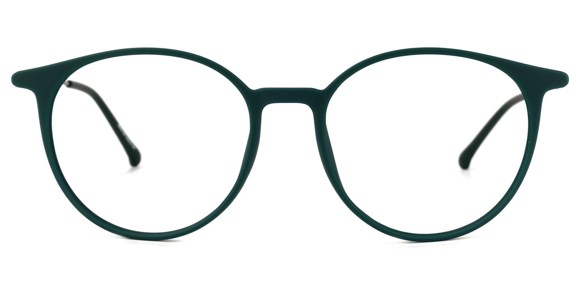Ohnicio Lunettes rondes vert foncé0