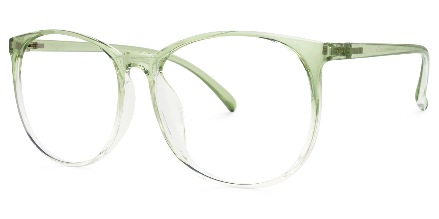 Alma Vert Cristal Ronde Lunettes1