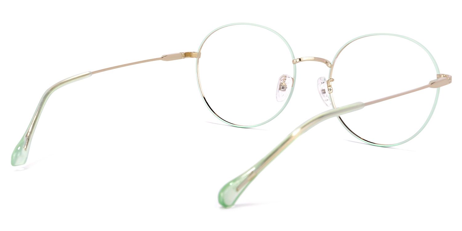 Petula Lunettes rondes blanc4