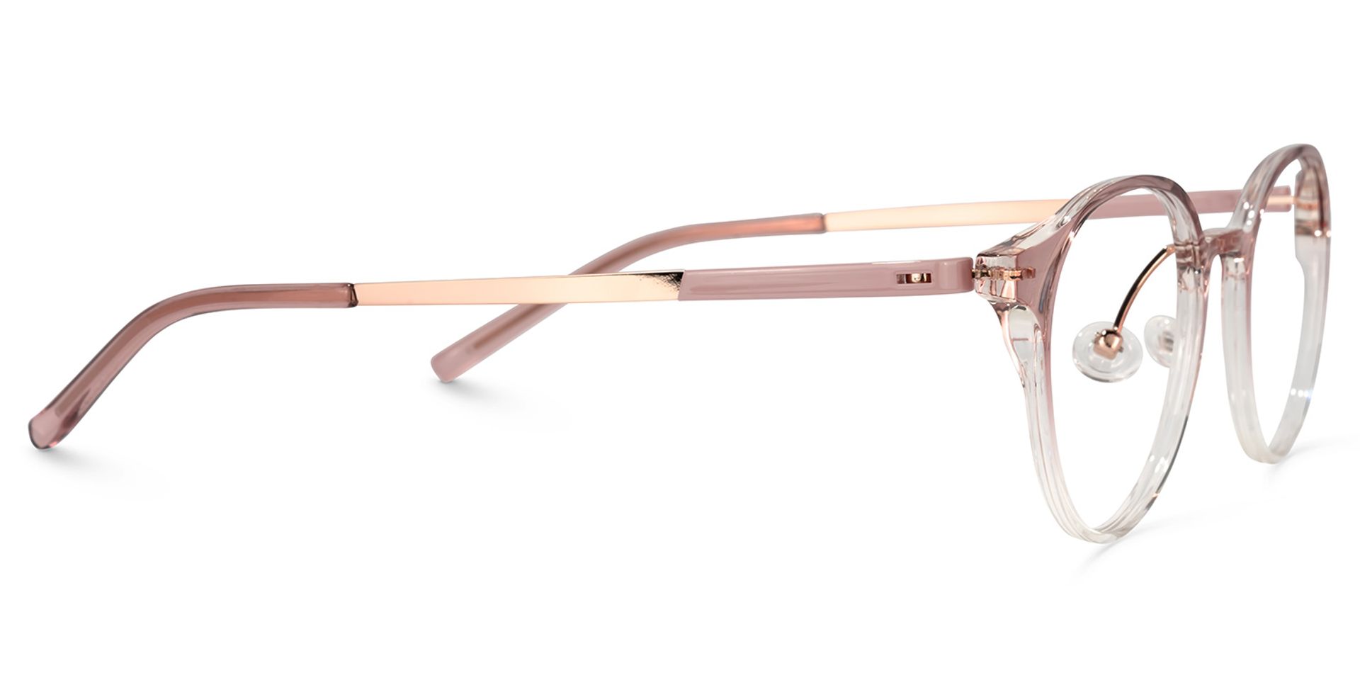 Laszlo Lunettes rondes en cristal Marron2