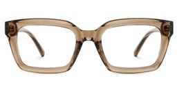 Grover Beige Rectangulaire lunettes0