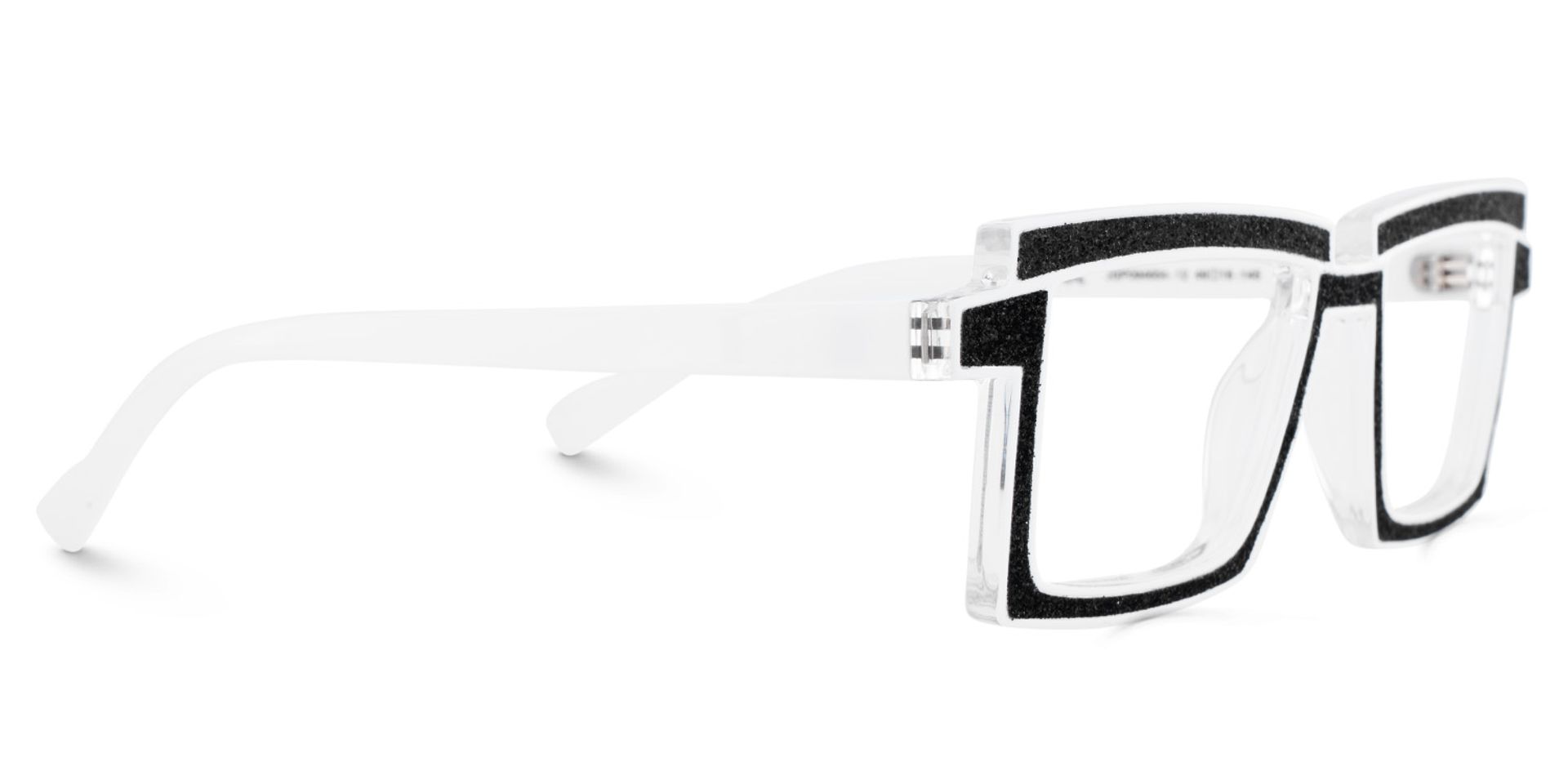 Zephyr Noir Rectangle Lunettes3