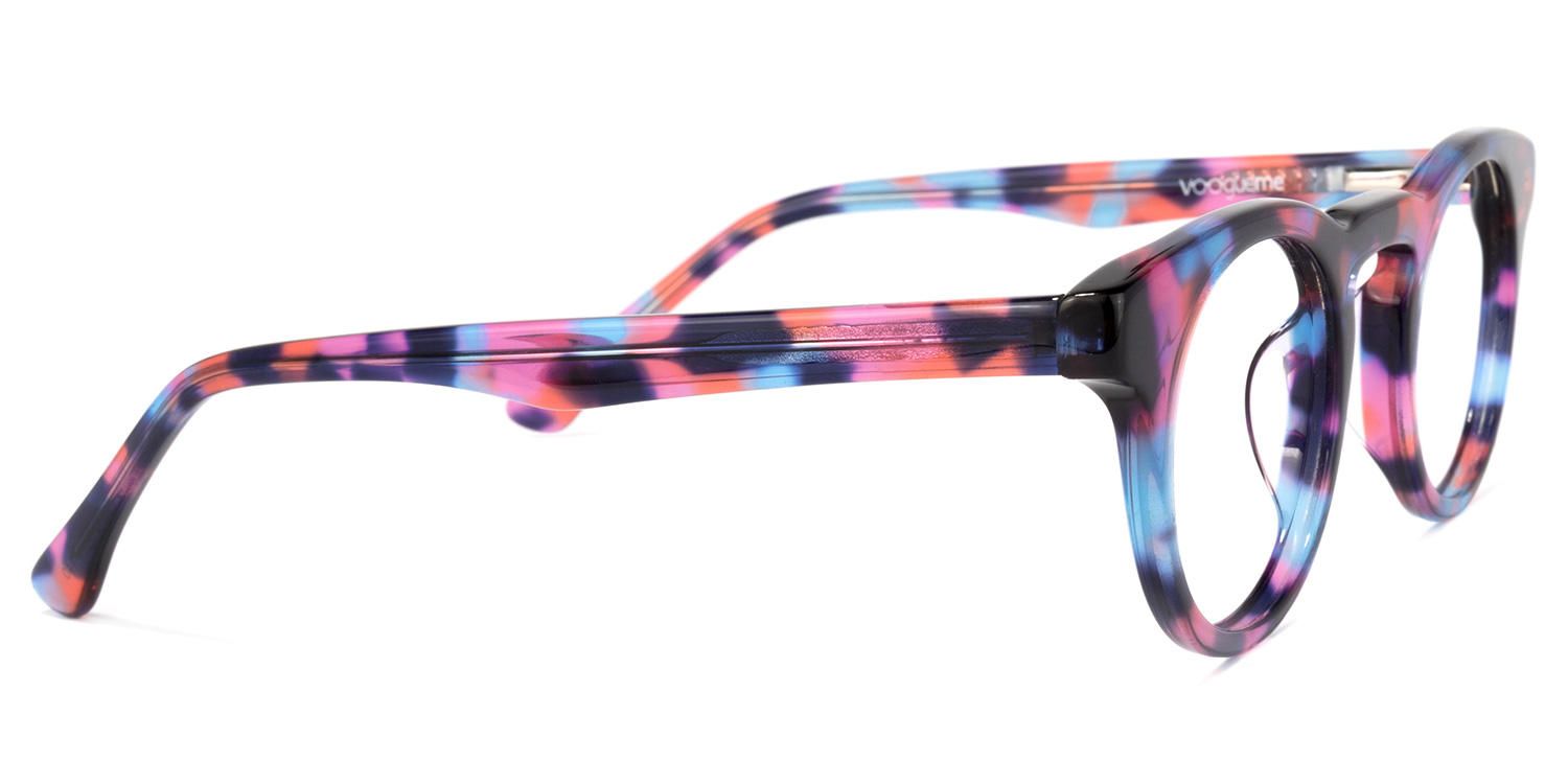 Elsie Floral Ronde Lunettes3