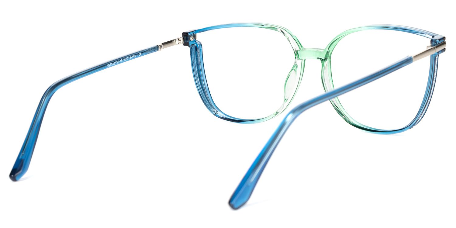 Rodz Bleu-Vert Carré Lunettes 3