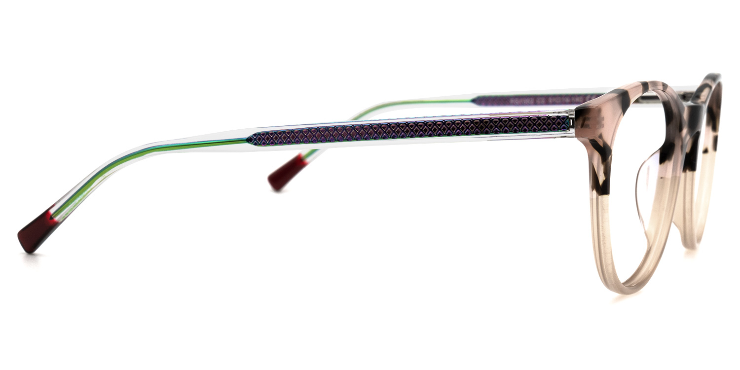 Katrina Bicolore-Tortue Cateye Lunettes2