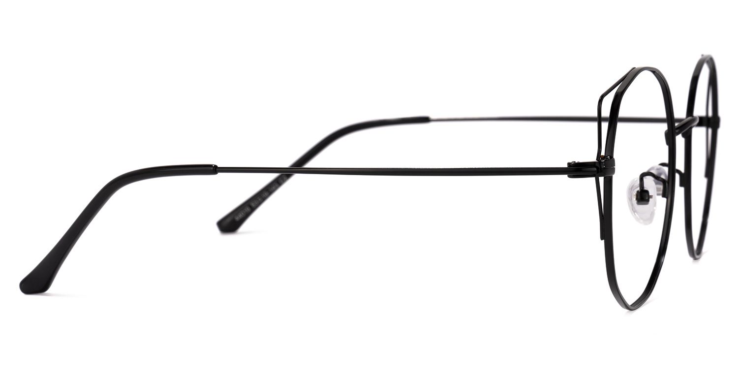 LaRue Lunettes géométriques noires 2