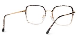 Werdau Tortue Carré lunettes3