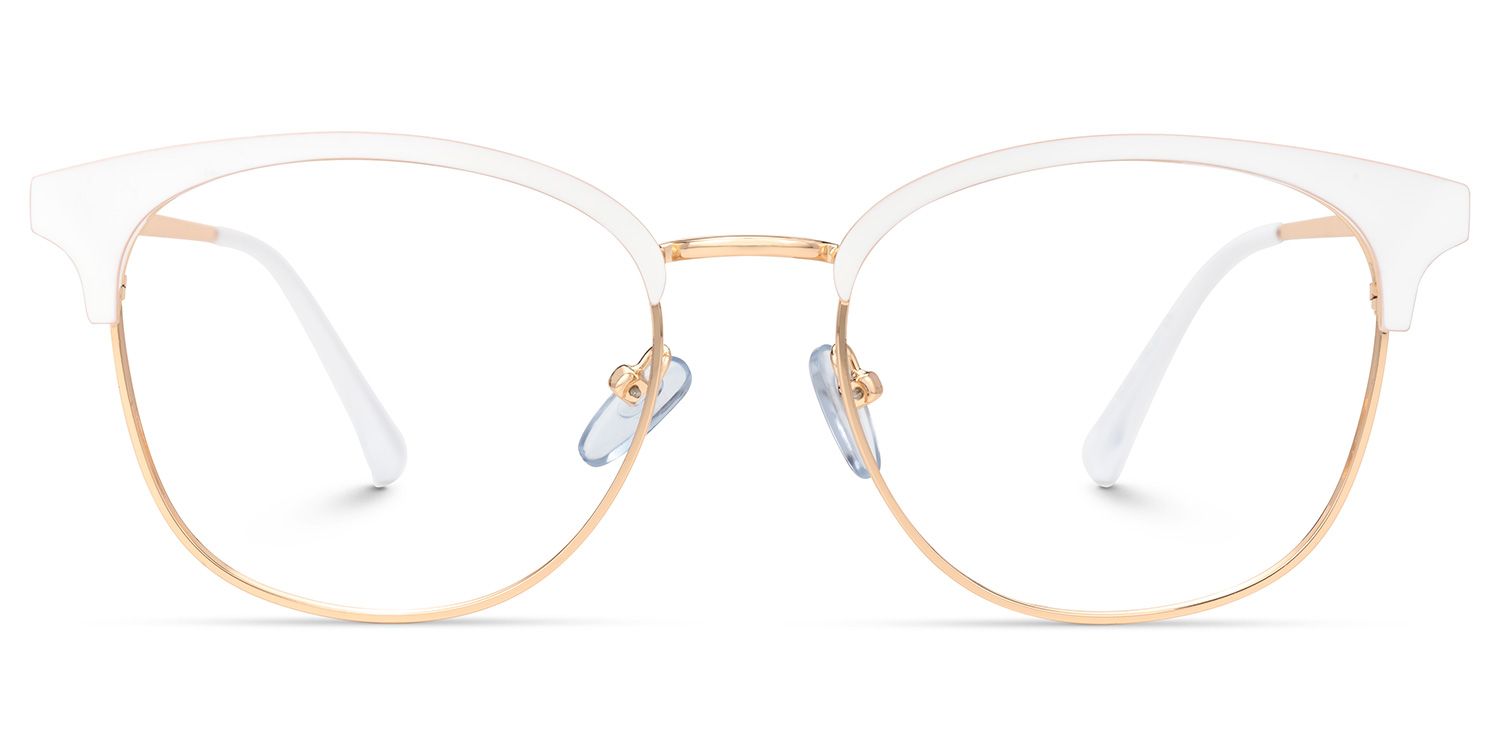 Isadora Blanc Or Browline Lunettes0