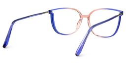Rodz Bleu-Rose Carré lunettes3
