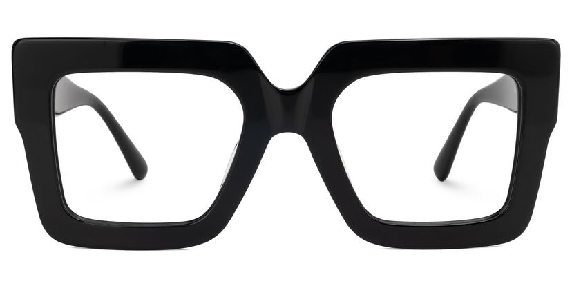 Brandon Noir Carré lunettes