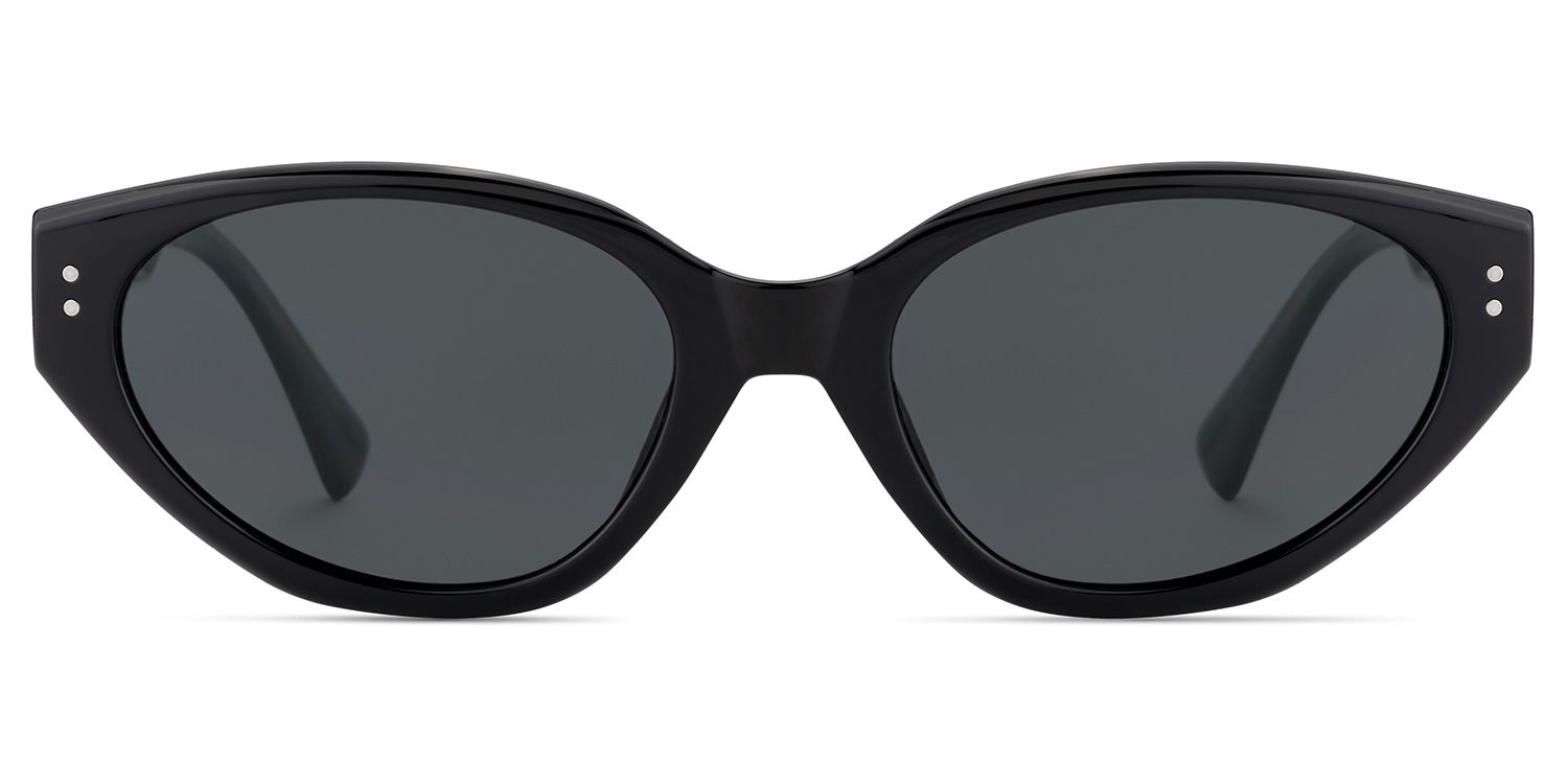 Raine Noir Cateye Solaires0