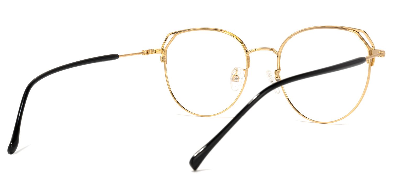 Haggith Haggith Lunettes rondes noires
