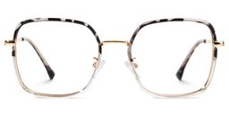 Werdau Tortue Carré lunettes0