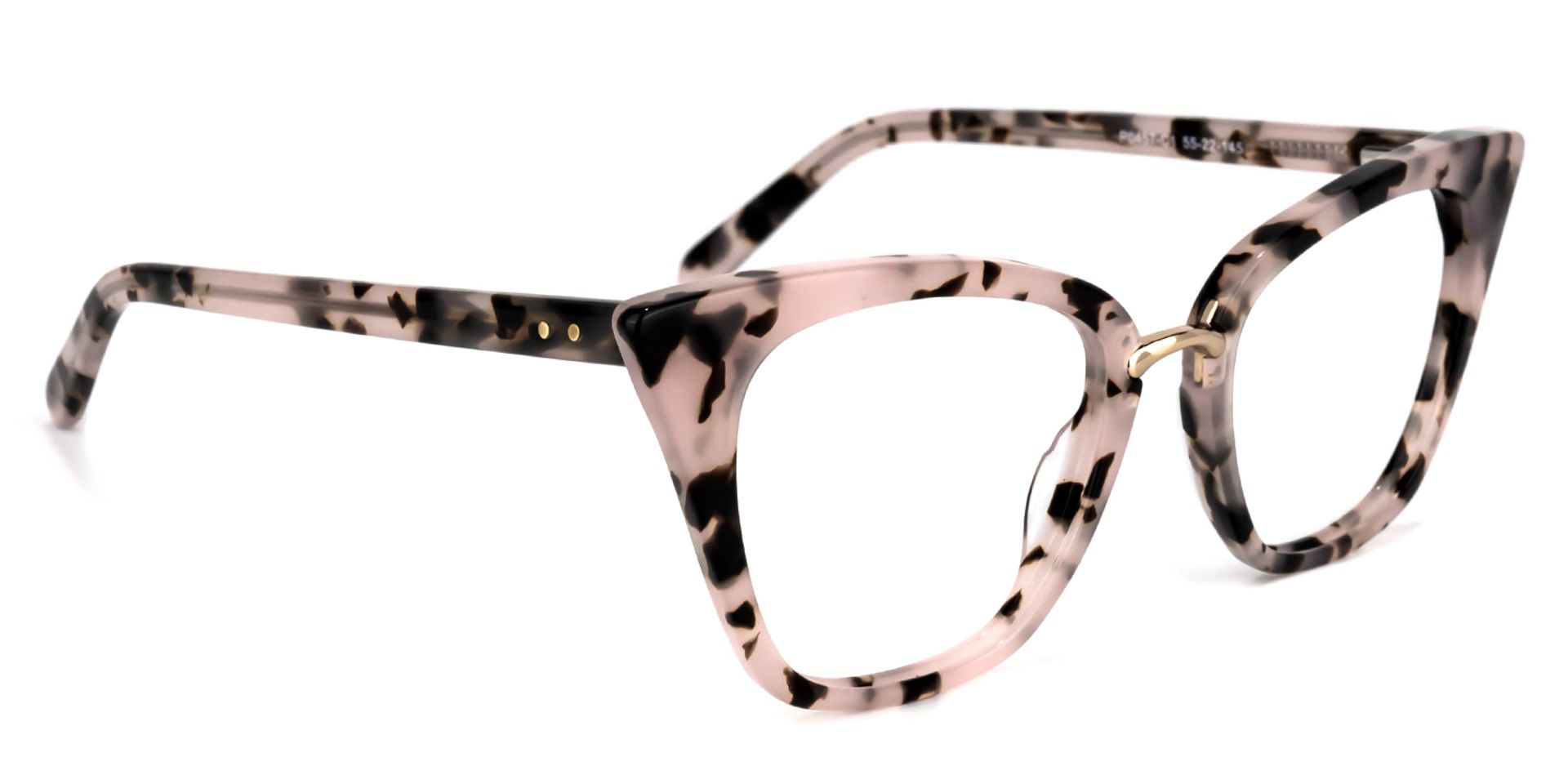 Martha Lunettes Cateye Rose à motif floral3