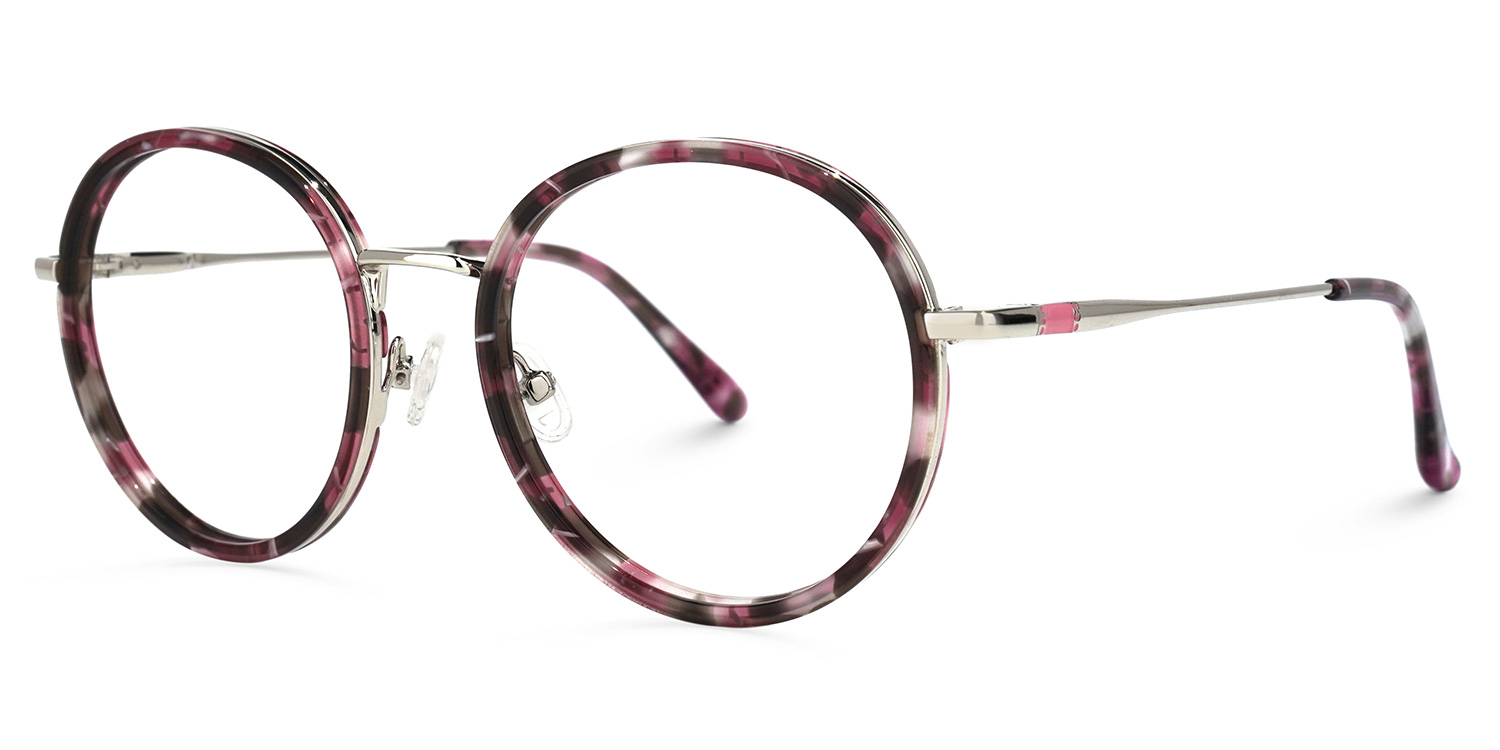 Allison Rouge Tortue Ronde Lunettes1