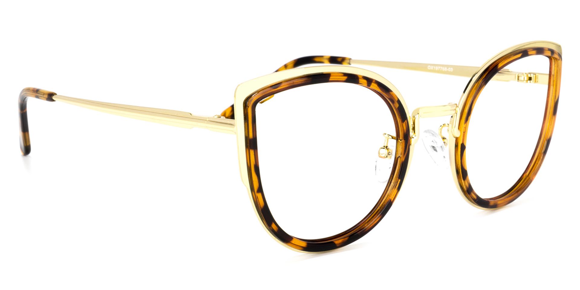 Quillan Lunettes Cateye écaille jaune 2