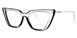 Yosef Noir Cat-eye lunettes1
