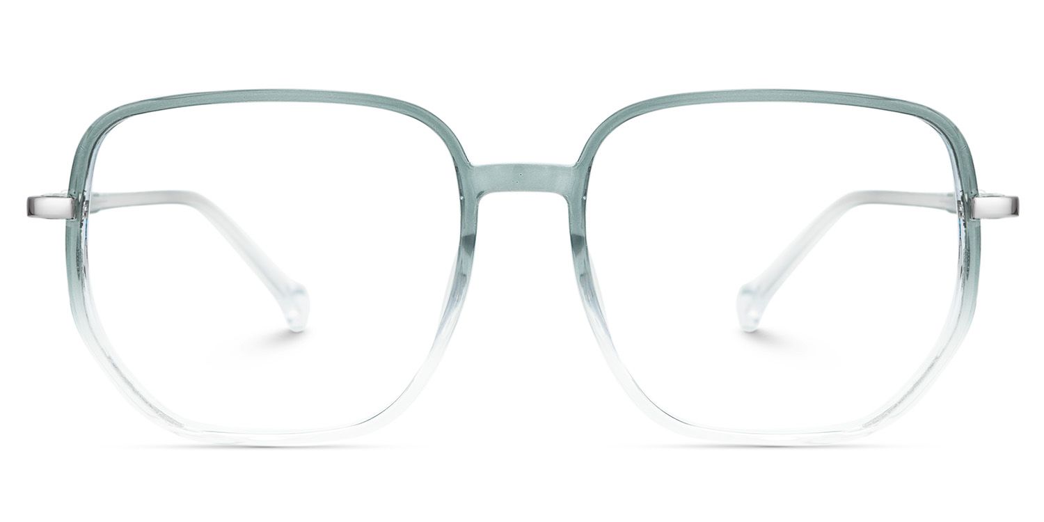Joana Bleu Géométrique Lunettes1