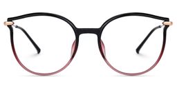 Yadejah Noir Cat-eye lunettes0