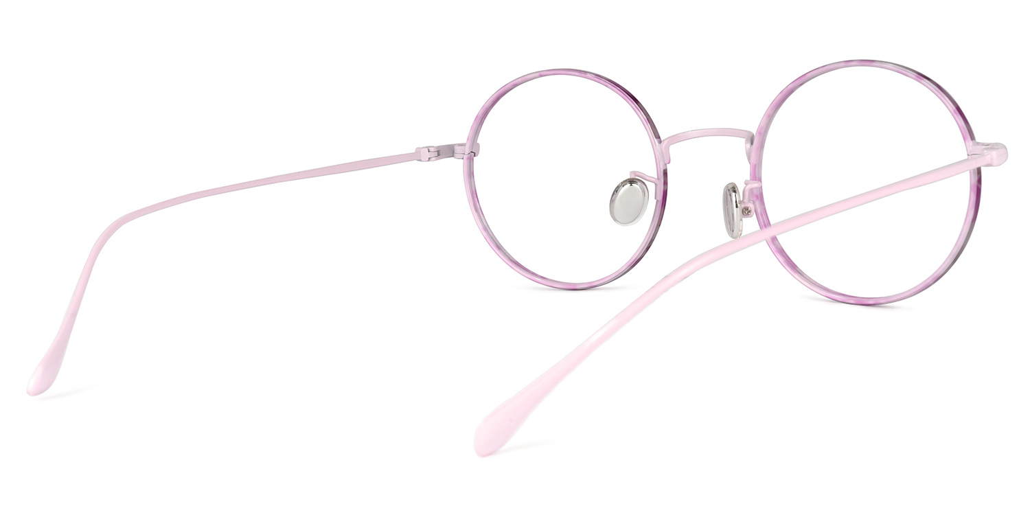 Oboth Rose Ronde Lunettes3