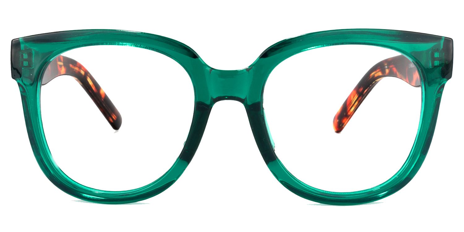 Harrell Lunettes carrées vert foncé0