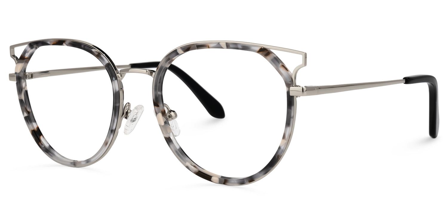 Irma Gris Tortue Cateye Lunettes1