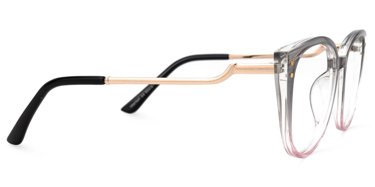 Cara Noir Cateye Lunettes2