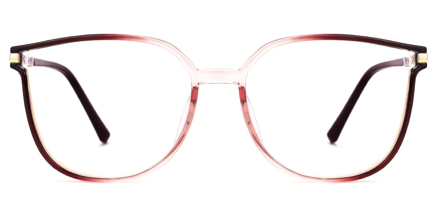 Annalisa Rouge Carré Lunettes0