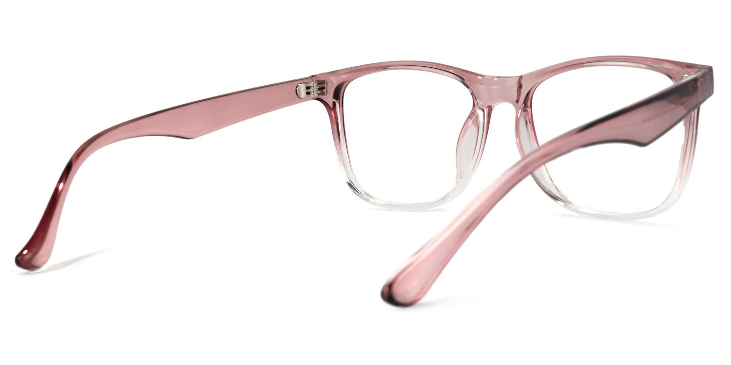 Vaile Lunettes carrées roses3