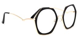 Haine Noir Géométrique lunettes de soleil3