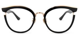 Laraine Noir Cat-eye lunettes0
