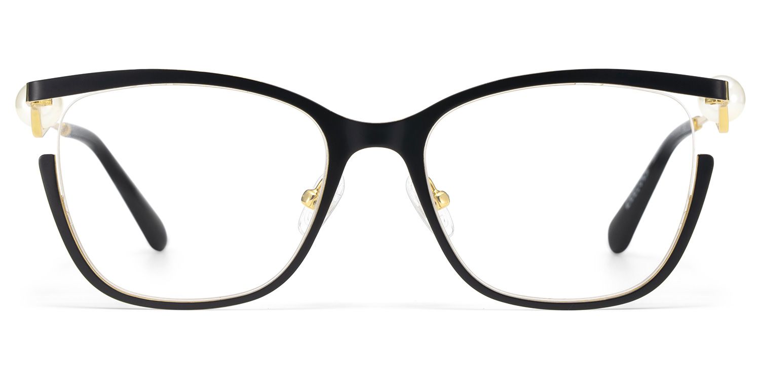 Aria Noir Papillon Lunettes0