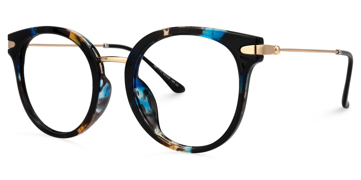 Kalinda Floral Ronde Lunettes1