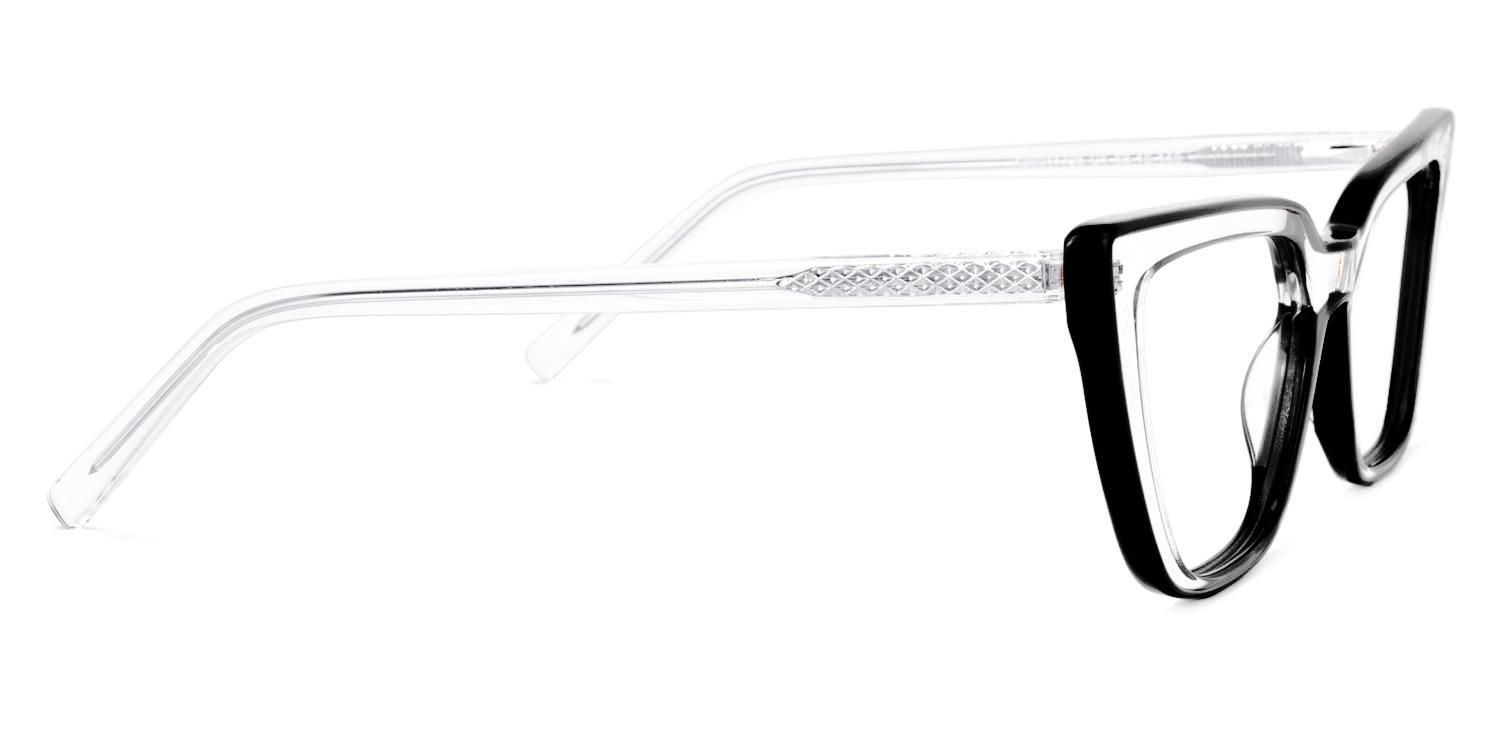 Yosef Noir Cateye Lunettes2