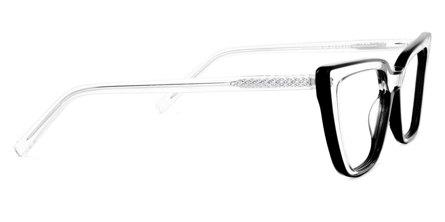 Yosef Noir Cateye Lunettes2